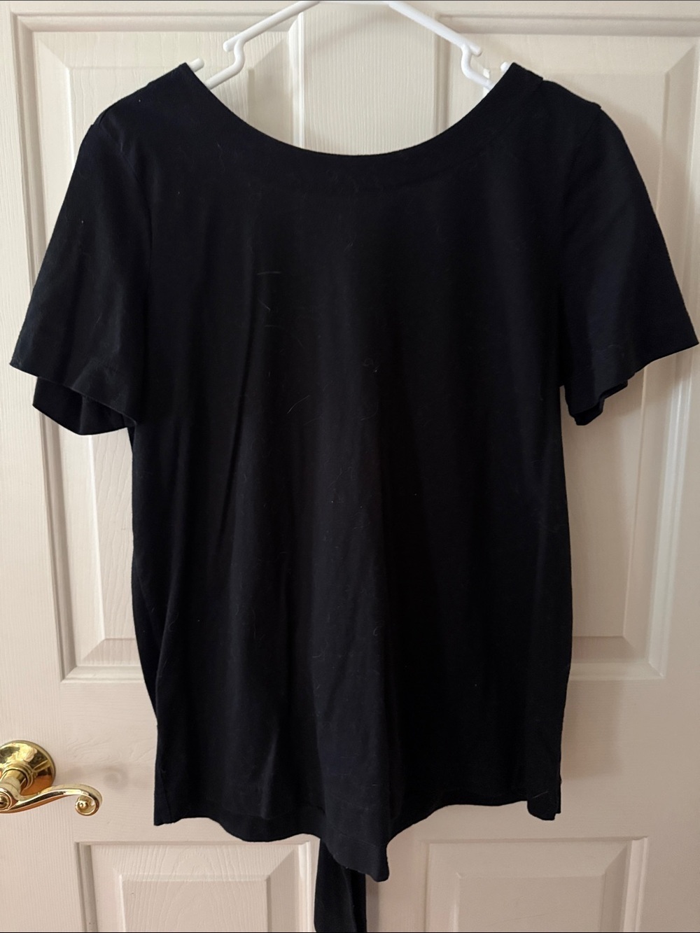 Banana Republic Women's Black Short Sleeve Tee - Timeless Casual Top - Picture 2 of 4